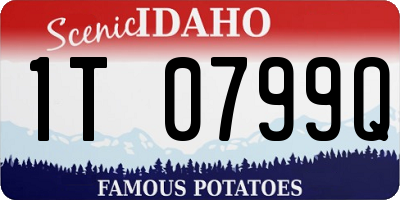 ID license plate 1T0799Q