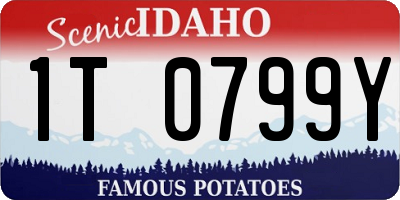 ID license plate 1T0799Y
