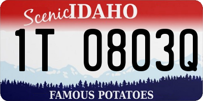 ID license plate 1T0803Q