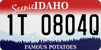 ID license plate 1T0804Q