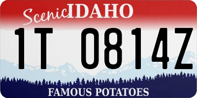 ID license plate 1T0814Z