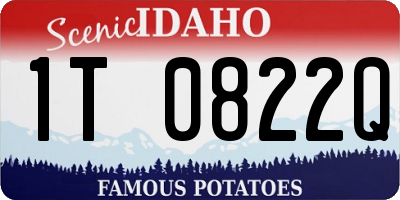 ID license plate 1T0822Q