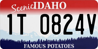 ID license plate 1T0824V