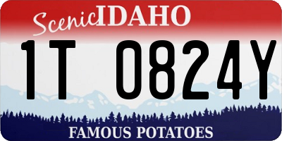 ID license plate 1T0824Y