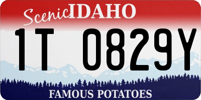 ID license plate 1T0829Y