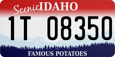 ID license plate 1T0835O