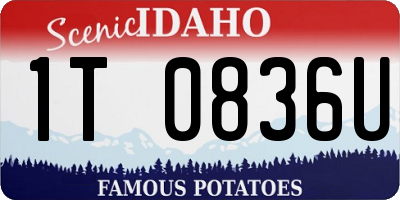ID license plate 1T0836U