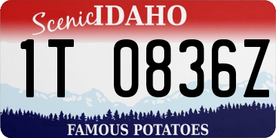ID license plate 1T0836Z
