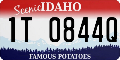 ID license plate 1T0844Q