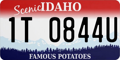 ID license plate 1T0844U