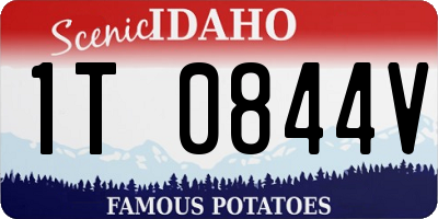 ID license plate 1T0844V
