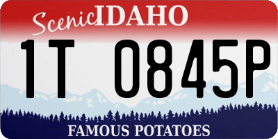 ID license plate 1T0845P
