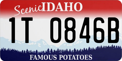 ID license plate 1T0846B