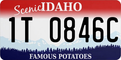 ID license plate 1T0846C