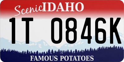 ID license plate 1T0846K