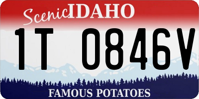 ID license plate 1T0846V