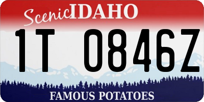 ID license plate 1T0846Z