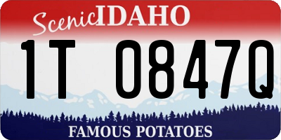 ID license plate 1T0847Q