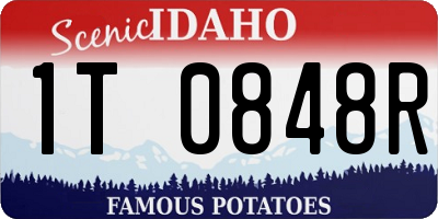 ID license plate 1T0848R