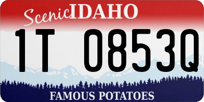 ID license plate 1T0853Q