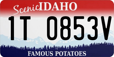 ID license plate 1T0853V