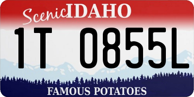 ID license plate 1T0855L