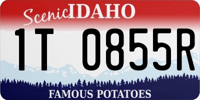 ID license plate 1T0855R