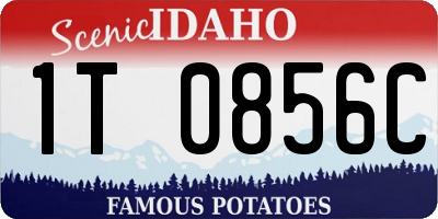 ID license plate 1T0856C