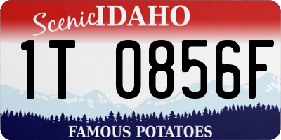 ID license plate 1T0856F