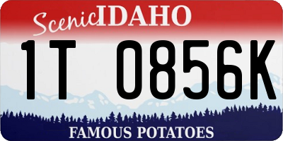 ID license plate 1T0856K