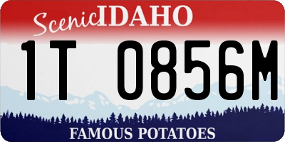 ID license plate 1T0856M