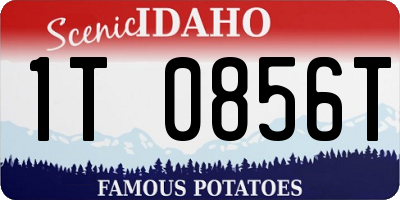 ID license plate 1T0856T