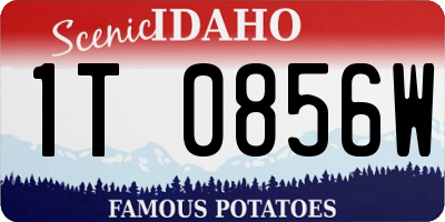 ID license plate 1T0856W