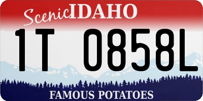 ID license plate 1T0858L