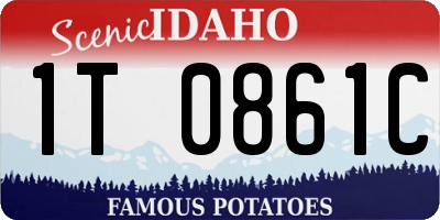 ID license plate 1T0861C