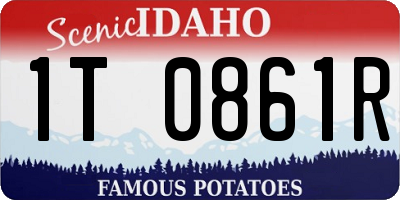 ID license plate 1T0861R
