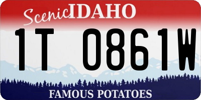 ID license plate 1T0861W