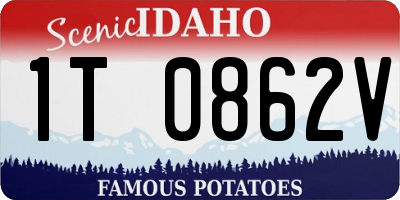ID license plate 1T0862V
