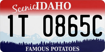 ID license plate 1T0865C