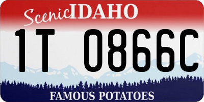 ID license plate 1T0866C