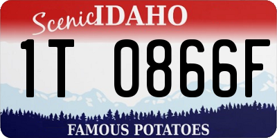ID license plate 1T0866F