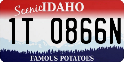 ID license plate 1T0866N