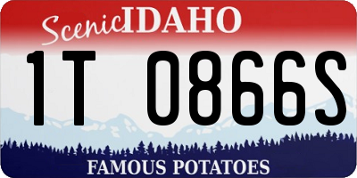 ID license plate 1T0866S