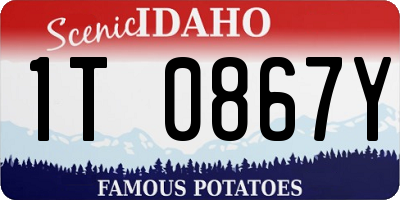 ID license plate 1T0867Y