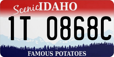 ID license plate 1T0868C