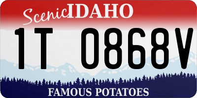 ID license plate 1T0868V