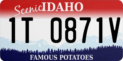 ID license plate 1T0871V