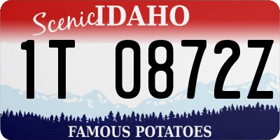 ID license plate 1T0872Z