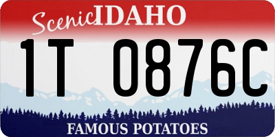 ID license plate 1T0876C