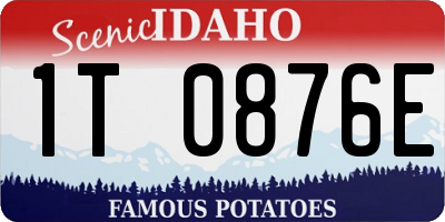 ID license plate 1T0876E